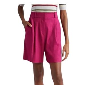 Veronica Beard Noemi linen blend shorts